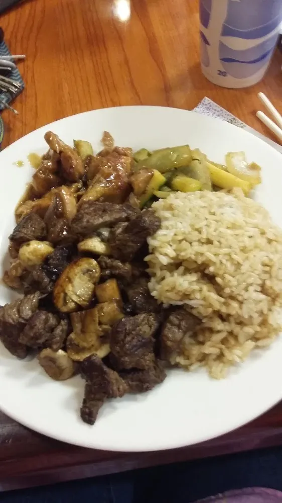 Filet Mignon and Chicken Teriyaki